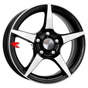 K&K R-1 (КС425) 6,5x16/5x112 ET45 D57,1 Алмаз черный